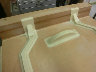 Ořezávací přípravek - detail vyztužení