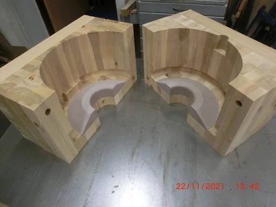 Materiál - Olše + Umělé dřevo