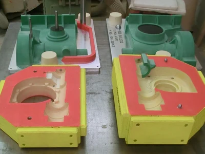 Modelové zařízení skříně šnekové převodovky